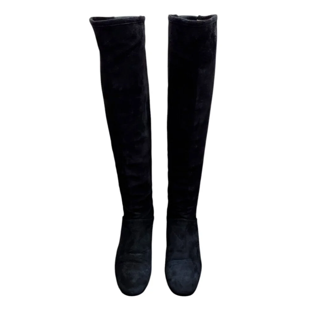 Stuart Weitzman Shrimpton - Black - Knee Boots Size 6.5 M
